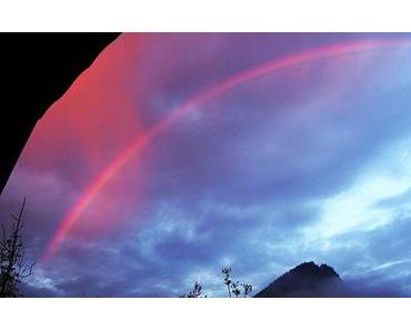 Bild der Woche: Morgendlicher Regenbogen in Greith