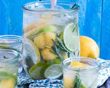 Citrus-Mango Spritz mit Rosmarin [ Infused Water }