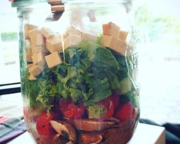 Aufgeweckt „eingeweckt“- Salat für mehrere Tage vorbereiten