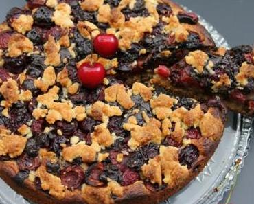 Schokoladenkirschkuchen – vegan, „zuckerfrei“ und weizenfrei