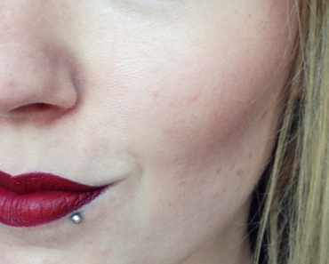 LOOK: NYX Liquid Suede Lipstick Cherry Skies