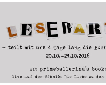 #Leseparty – Die Alternative zur Frankfurter Buchmesse 2016!