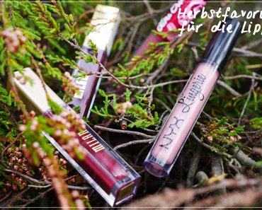 4 × Herbst für die Lippen