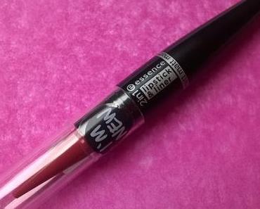 essence 2in1 matt lipstick & liner 02 make some noise! + Signal Kariesschutz + Aufgebraucht :)