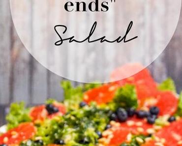 #foodinspo - Green Salad with Blueberries, Grapefruit, Honey and Mint