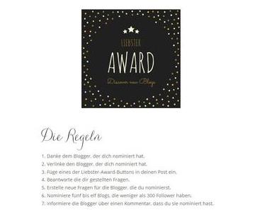 [TAG] Liebster Award