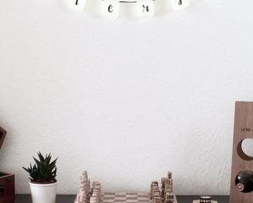 DIY Lichterkette mit Handlettering mit RADBAG* + Give Away