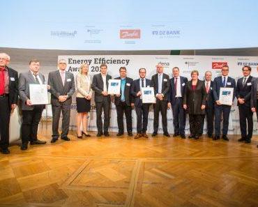 Preisträger des Energy Efficiency Award 2016 zeigen großes Potential der Energieeffizienz