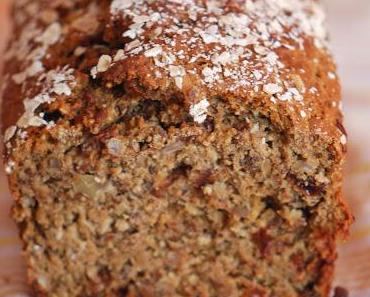 Schnelles Früchtebrot ohne Haushaltszucker & Butter