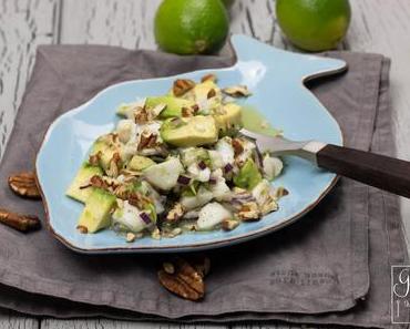 Ceviche vom Kabeljau mit Avocado und Pecannüssen [enthält Werbung]