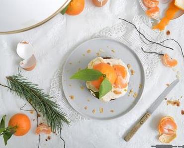 Mandarinenkuchen mit Karamellcreme / Mandarins Cake with Caramel Cream #christmassythingsbyverena