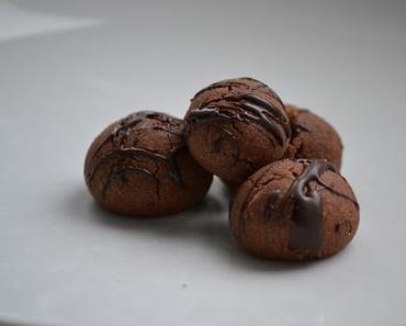 Weihnachtsbäckerei: Schokoladenknöpfe