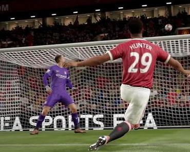 Fussball-Gulaschgesicht in SlowMo