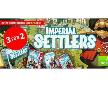 Spiele-Offensive Aktion - Der Imperial Settlers Kauf 3 Zahl 2 Kombideal