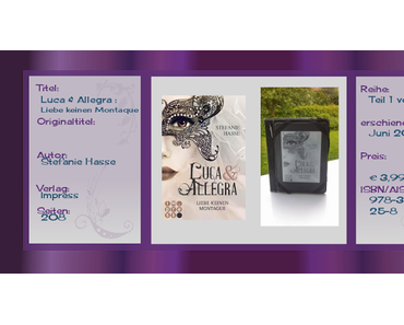 Rezension: Luca & Allegra - Liebe keinen Montque