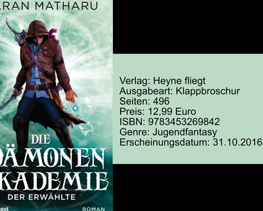Rezension | Die Dämonenakademie 1 - Der Erwählte von Taran Matharu