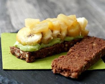 Bananen-Avocado Streifen