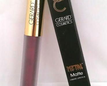 [Liquid Lipstick Love] Gerard Cosmetics Metal-Matte "Underworld"
