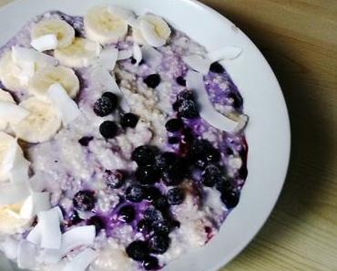 Heidelbeer-Porridge