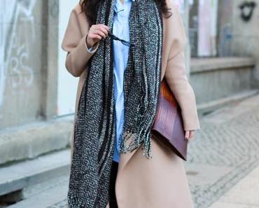 Fashion Week Berlin Outfit II – Wrap Coat and Leather Pants