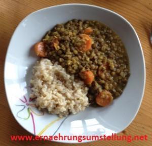 Rezept – Dhal mit Reis