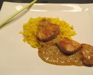 Putencurry mit Kokos und Zitronengras