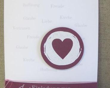 Kommunionseinladung für Mädchen