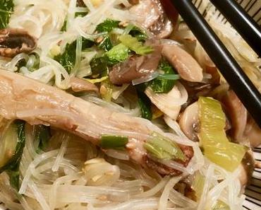 Pak Choi-Pilz-Wok (vegan)
