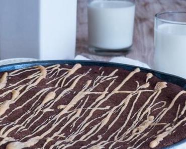 Skillet Nutella & Peanautbutter Cake