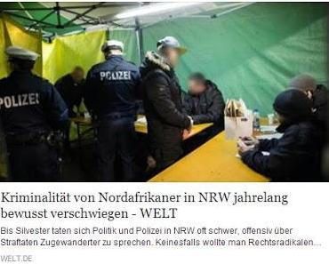 NRW: Kriminalität arabischer Moslems wurde von Polizei und Politik bewusst verschwiegen