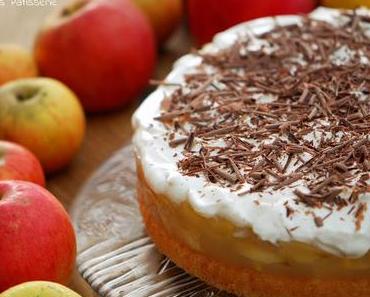 Apfel-Torte mit Quark-Creme & Schokolade