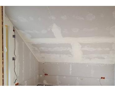Innenausbau Teil 4 Trockenbau wird abgeschlossen