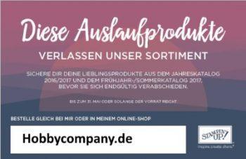 Stampin Up Auslaufliste 2017