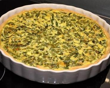 Schnell noch ein Bärlauchrezept bevor die Saison vorbei ist: Quiche