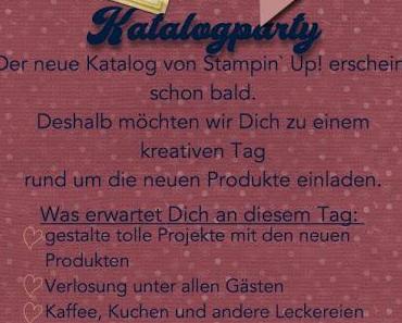 Einladung zu unserer Katalogparty