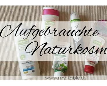 Aufgebrauchte Naturkosmetik - April 2017