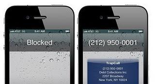 iPhone TrapCall-App zeigt anonyme Anrufer