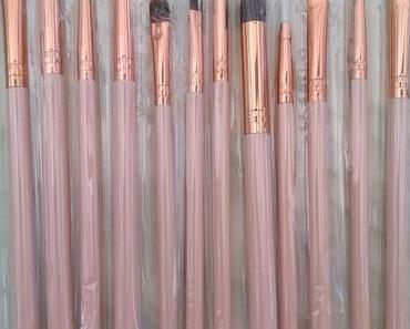 Nurbesten Produkte im Test Teil 1: Pinselset 12 teilig pink + Marmoranhänger Kette :-D