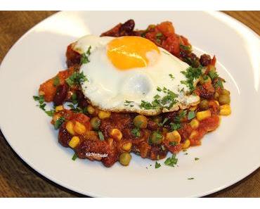 Scharfe Texmex Spiegeleier