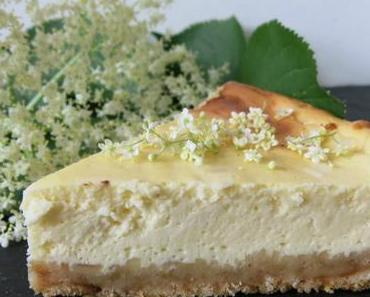 Holunderblüten-Cheesecake