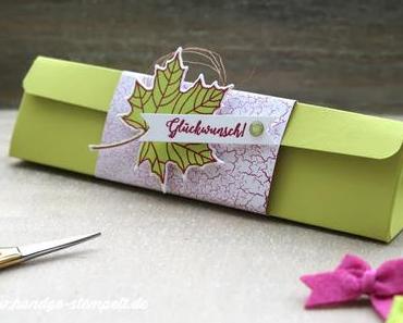 Dreiecksverpackung in Limette