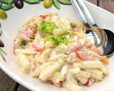 Spargel-Hähnchensalat mit Mango