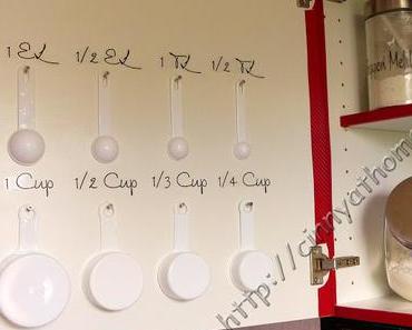 Das Suchen nach den Messbechern hat ein Ende #DIY #Backen #Cups