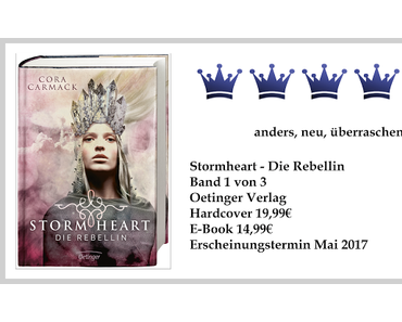 Rezension: Stormheart - Die Rebellin von Cora Carmack