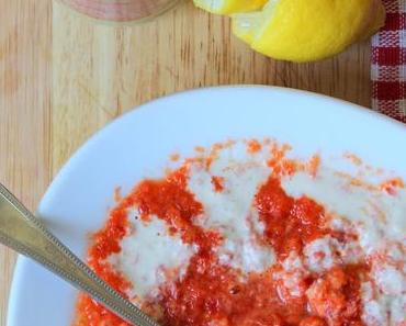 Kırmızı Biber Salatası /Rote Paprika-Salat mit Tahini