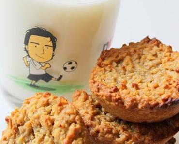 Erdnußbutter-Haferriegeln und ein Gewinnspiel