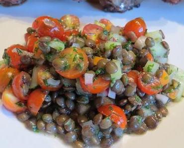 Israelischer Linsensalat