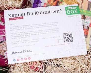 brandnooz Genuss Box August 2017