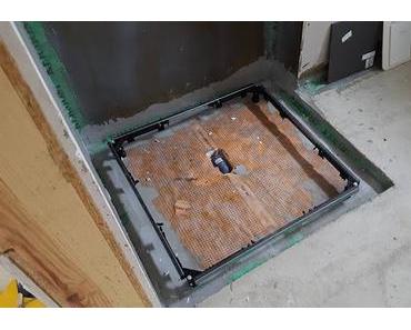 Innenausbau Teil 9 Die Duschwannen wurden gesetzt