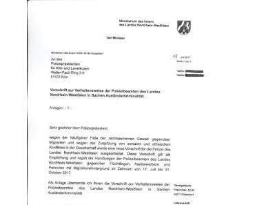 Wurde die Polizei angewiesen, Fälle von Ausländerkriminalität zu deckeln?